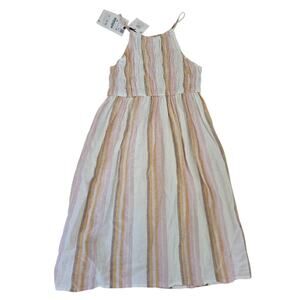 Zara Girl's Striped Linen Dress